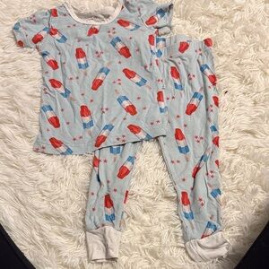 Caden Lane Ice Pop Print Kids Pajamas